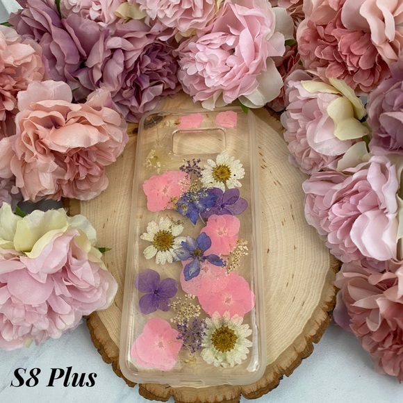 Beautiful Hand Pressed Flower Samsung Galaxy Note 9 Phone Case - Picture 2 of 15